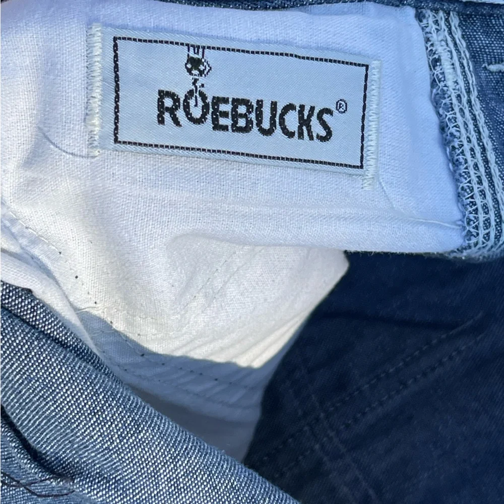 Vintage 1970’s Roebucks blue Jeans size 44 x 32 (waist altered)-RARE MENS DENIM